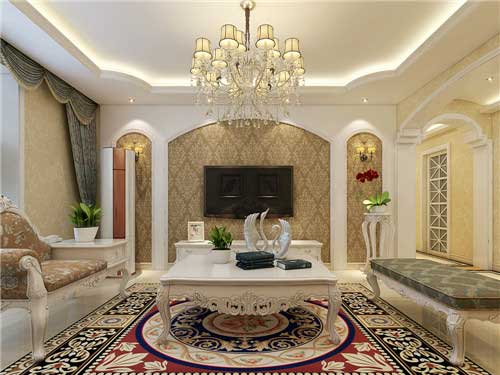 翠提春曉138平米簡歐效果圖