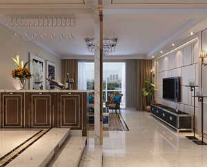 新天地158平米三室兩廳現(xiàn)代風(fēng)格裝修效果圖