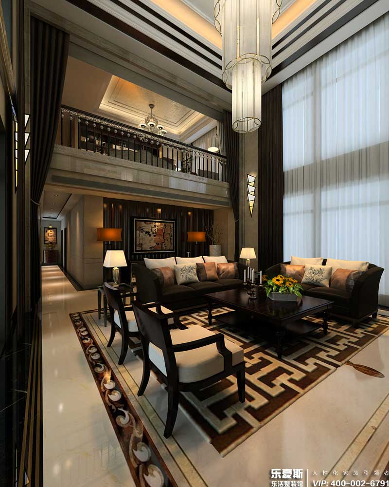 墅洋居禮200㎡四室四廳后現(xiàn)代風(fēng)格