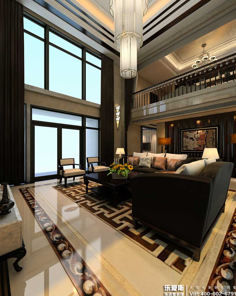 墅洋居禮200㎡四室四廳后現(xiàn)代風(fēng)格