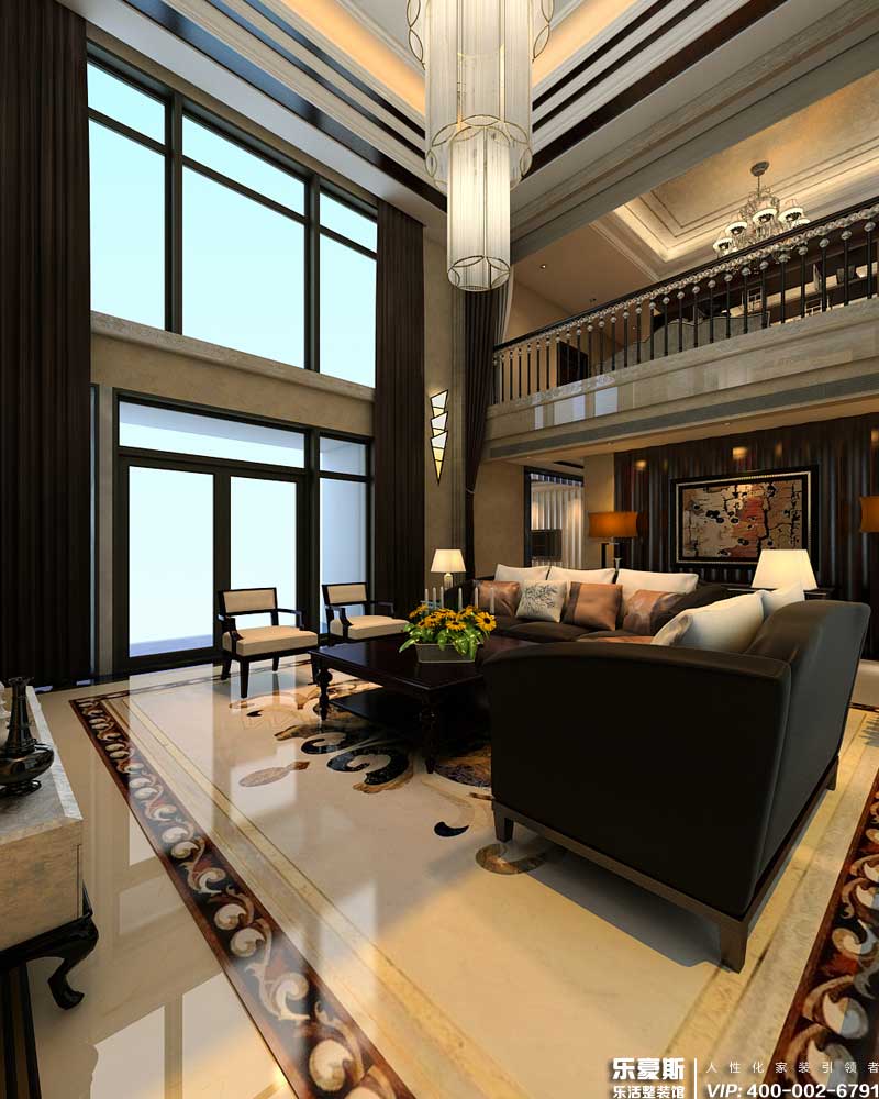 墅洋居禮200㎡四室四廳后現(xiàn)代風(fēng)格