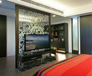 臥室電視背景墻的裝修技巧