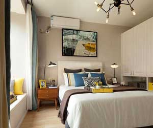 白色櫥柜應(yīng)該搭配什么樣的床具