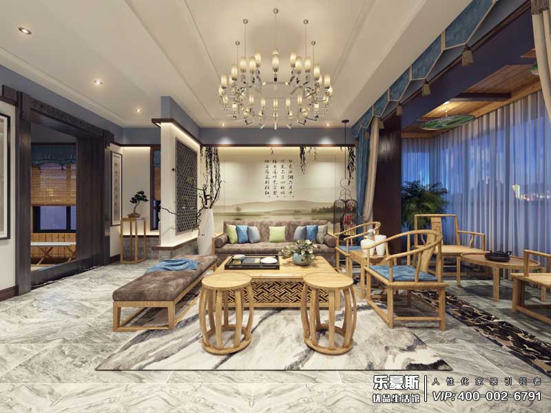 碧桂園180平米新中式風(fēng)格效果圖