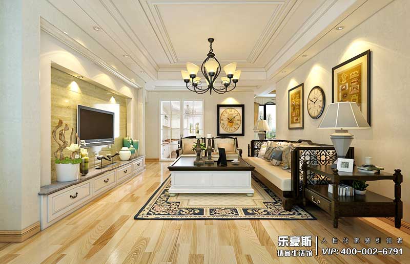 瑞城153平米四室兩廳混搭風格裝修效果圖