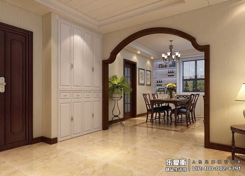 領事郡178平米美式風格裝修效果圖