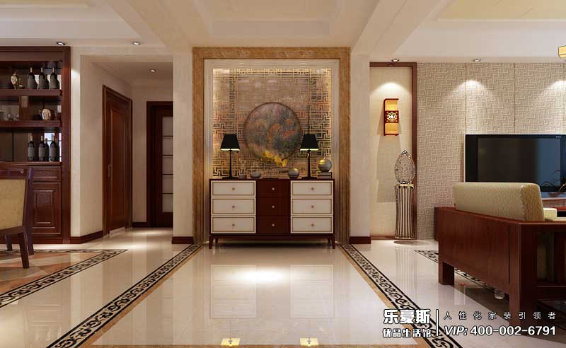 星河御城160平米新中式風(fēng)格裝修效果圖