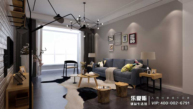 林蔭大院工業(yè)風(fēng)裝修效果圖