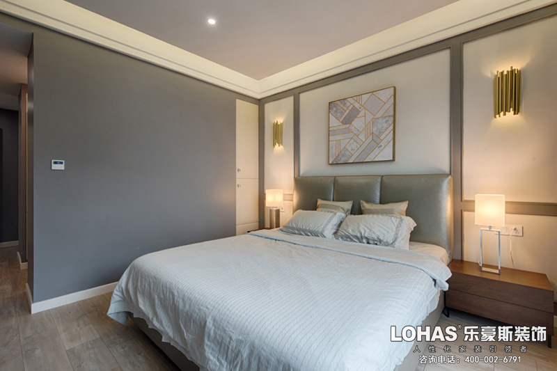 正定御河上院現(xiàn)代簡(jiǎn)約主臥裝修