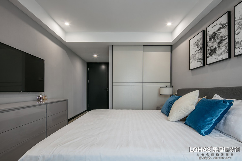 正定御河上院251平米臥室裝修效果圖