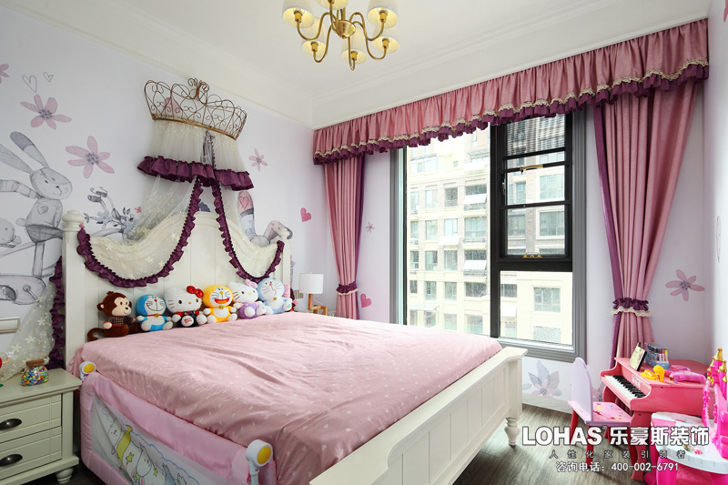 御河上院三室三廳裝修效果圖