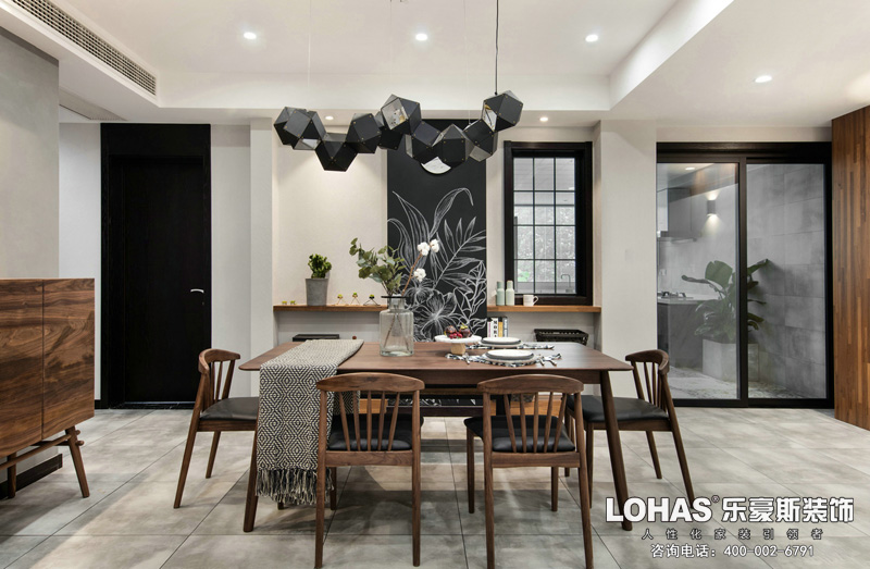 御河上院三室兩廳現(xiàn)代風格裝修效果圖