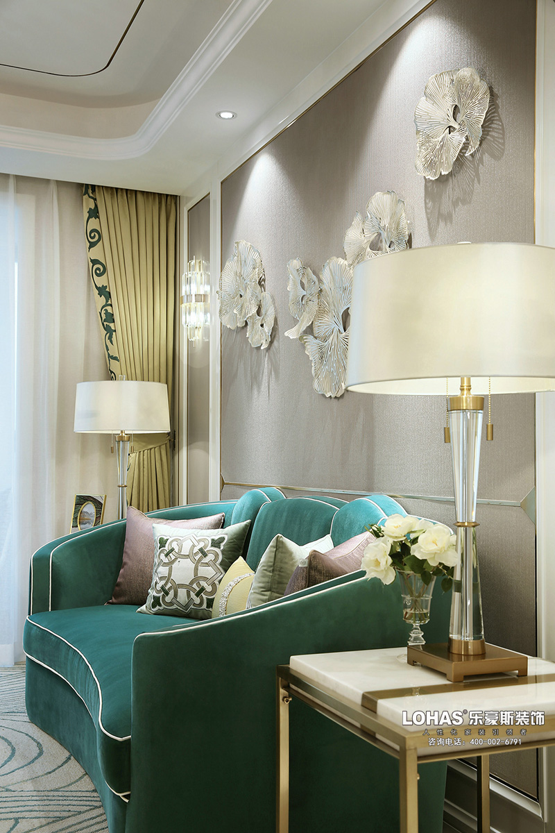 御河上院四室三廳裝修效果圖