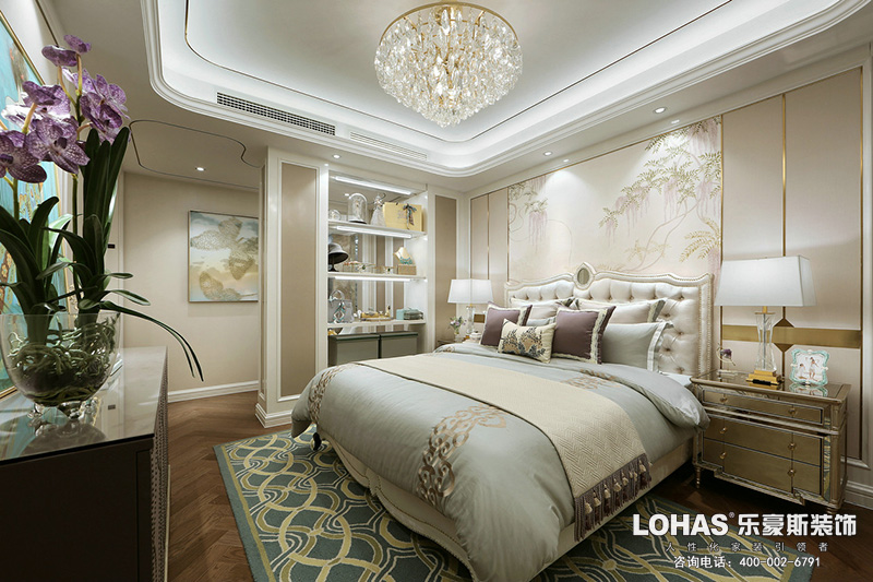 御河上院四室三廳裝修效果圖