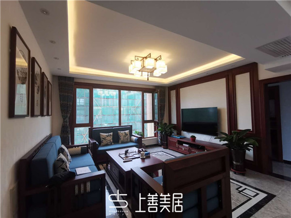 秀水名邸新中式風格實景