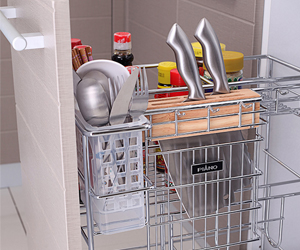 廚房收納巧設(shè)計 買再多的東西也不怕啦！