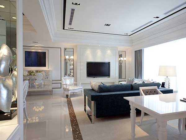 石家莊98兩室兩廳客廳裝修