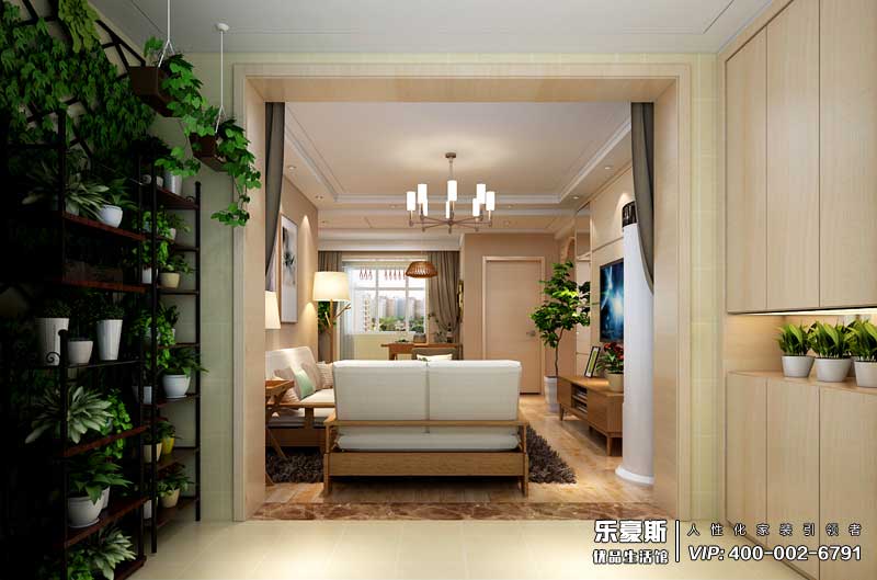 保利98平米B5無印良品裝修效果圖