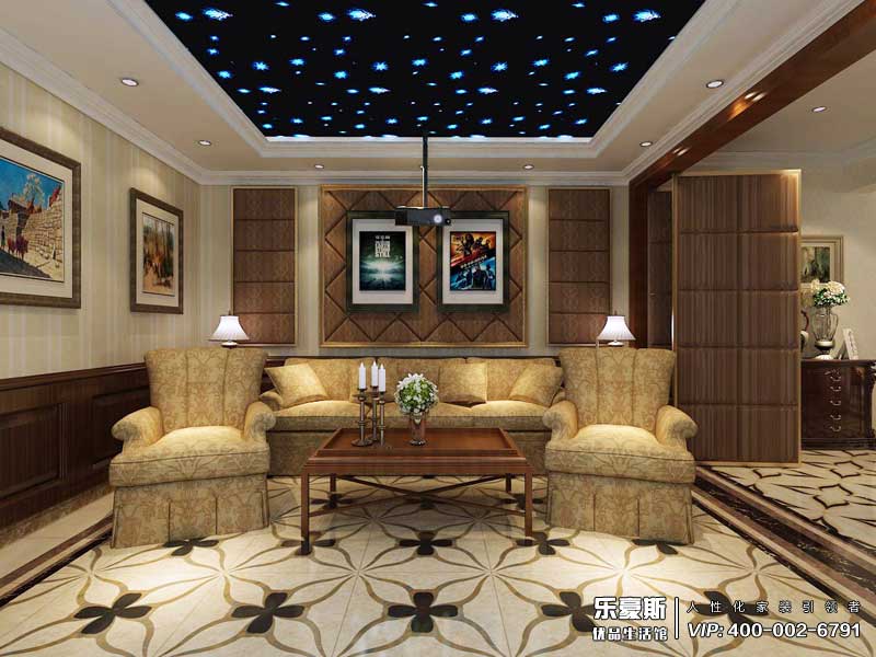 天下錦城300平米簡(jiǎn)歐風(fēng)格裝修效果圖