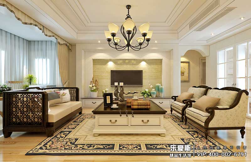 瑞城160平米混搭風(fēng)格裝修效果圖