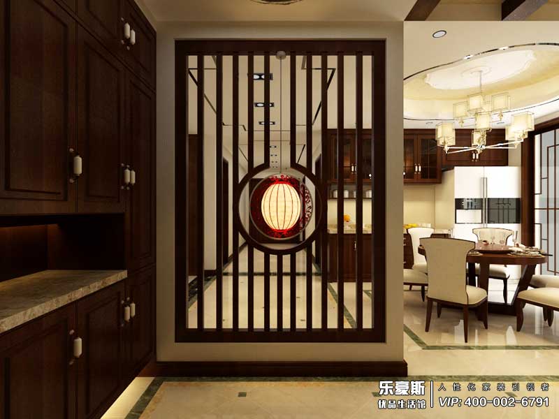 天水麗城180平米新中式風(fēng)格裝修效果圖