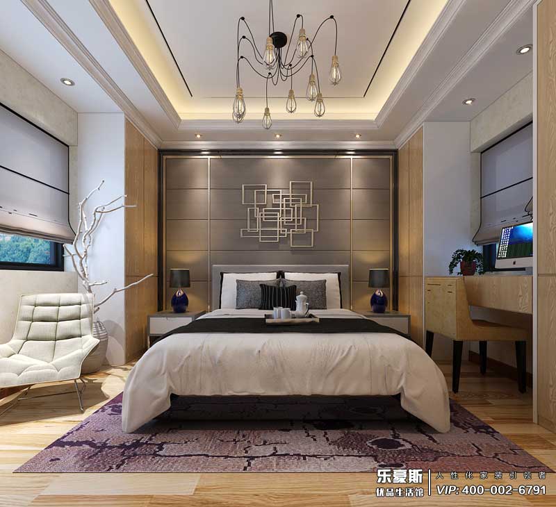 碧桂園180平米美式風(fēng)格裝修效果圖