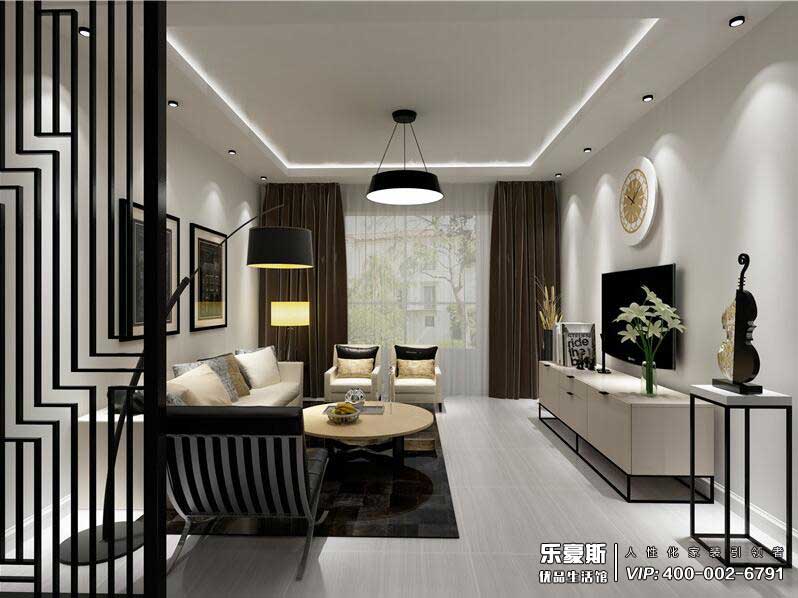 石家莊保利花園現(xiàn)代簡約風(fēng)格裝修效果圖