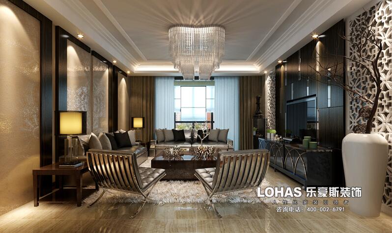 上東花園現(xiàn)代簡(jiǎn)約風(fēng)格裝修效果圖