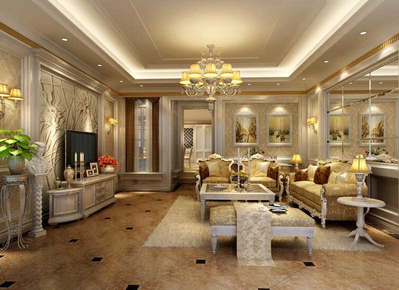 英式田園風(fēng)格別墅裝修效果圖