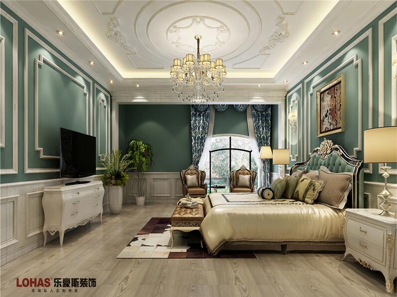 石家莊恒大金碧天下400平米新古典風格裝修效果圖