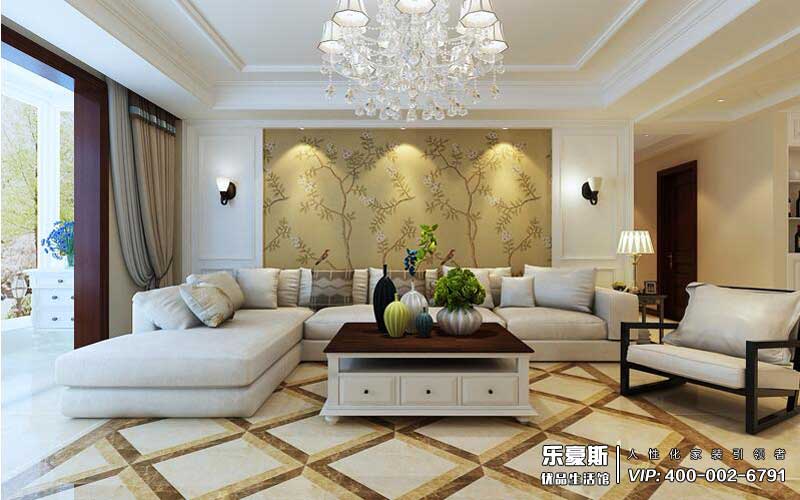 石家莊萬信花園220平米現(xiàn)代簡約風格裝修效果圖