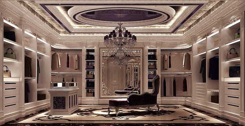 衣帽間別墅裝修設(shè)計(jì)效果圖