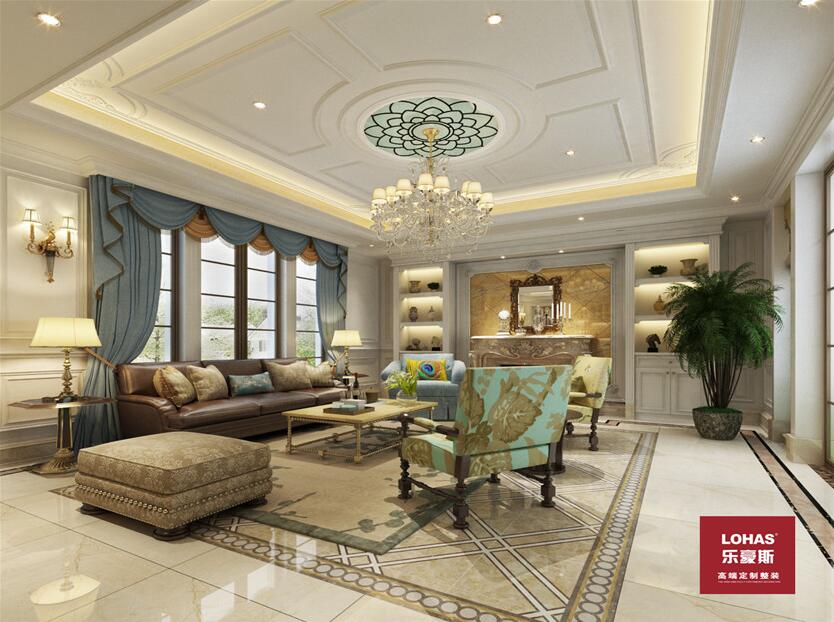 西山一號(hào)歐式風(fēng)格別墅裝修效果圖