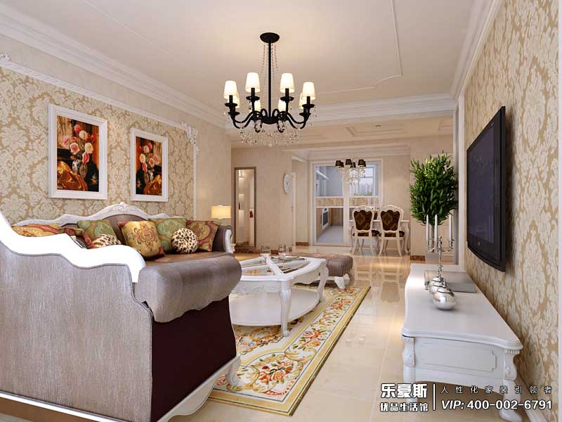 正定天山熙湖簡歐風(fēng)格裝修效果圖