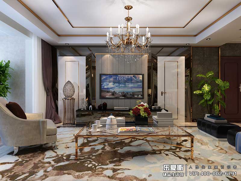 學府名城后奢風格裝修設計