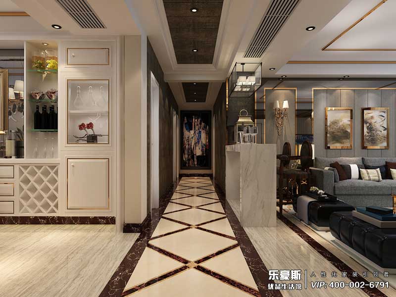 學府名城后奢風格裝修設計