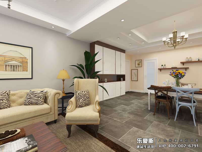 星湖國際花園混搭風(fēng)格裝