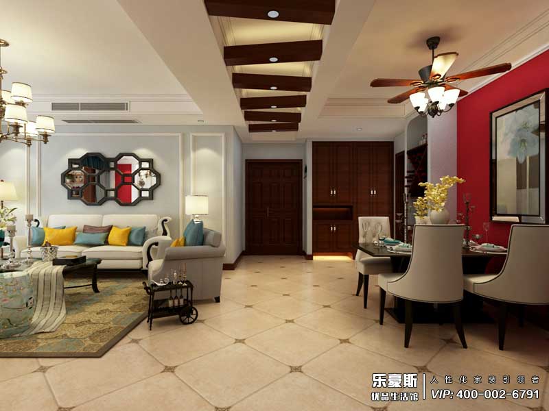 同祥城美式風(fēng)格裝修效果圖