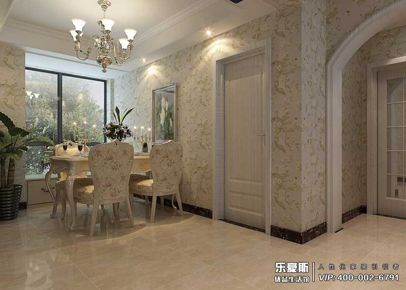 星河御城155平米美式風(fēng)格裝修效果圖