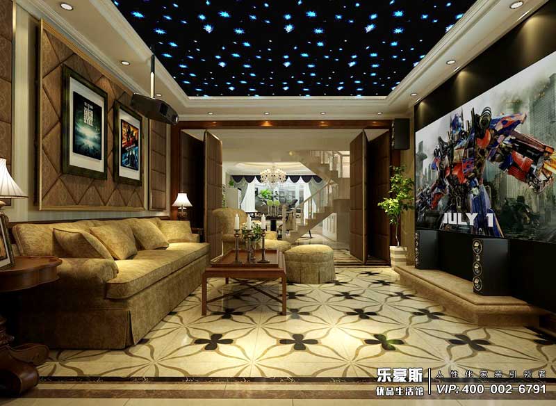 天下錦城300平米簡(jiǎn)歐風(fēng)格裝修