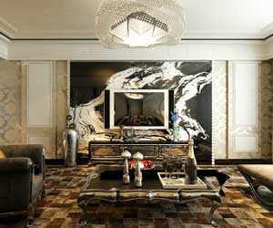 天下錦城300平米裝修，簡歐風(fēng)格的細(xì)膩與大氣