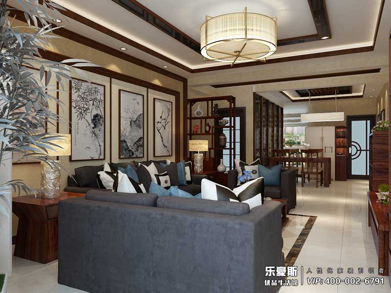 林蔭大院新中式風格裝修