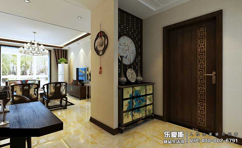 御河上院中式風(fēng)格裝修效果圖