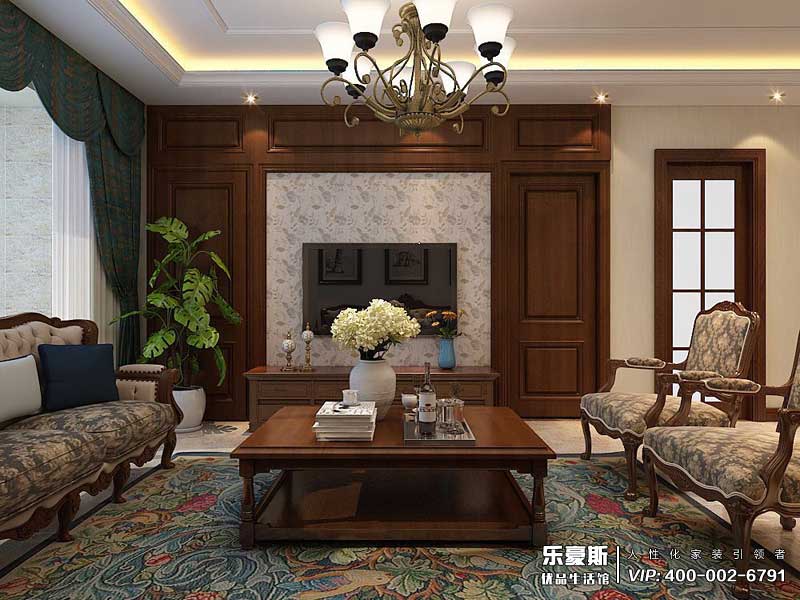 盛紫中央公園美式風(fēng)格裝修設(shè)計(jì)