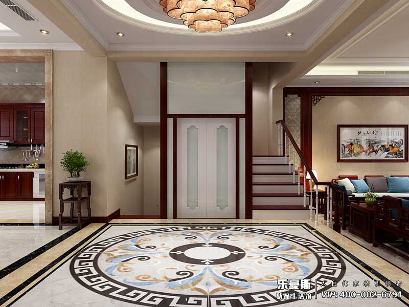 鑫界王府470平米混搭風(fēng)格裝修效果圖