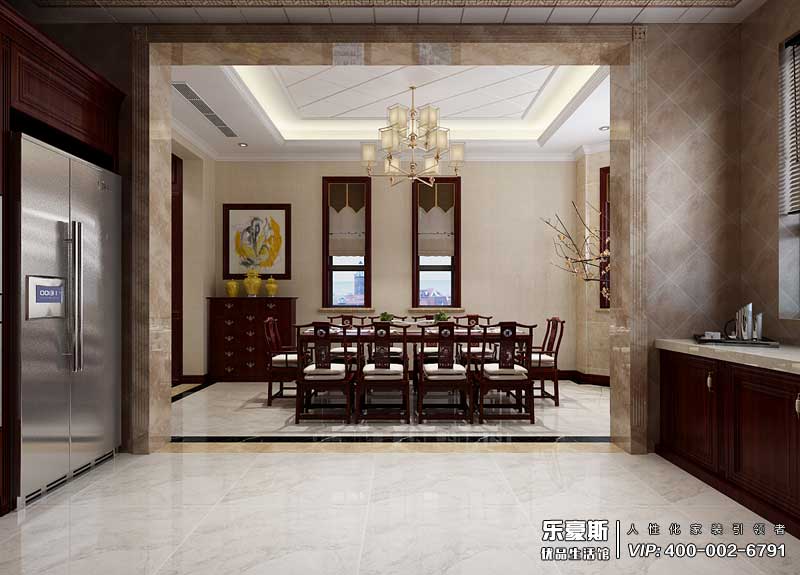 鑫界王府470平米混搭風(fēng)格裝修效果圖