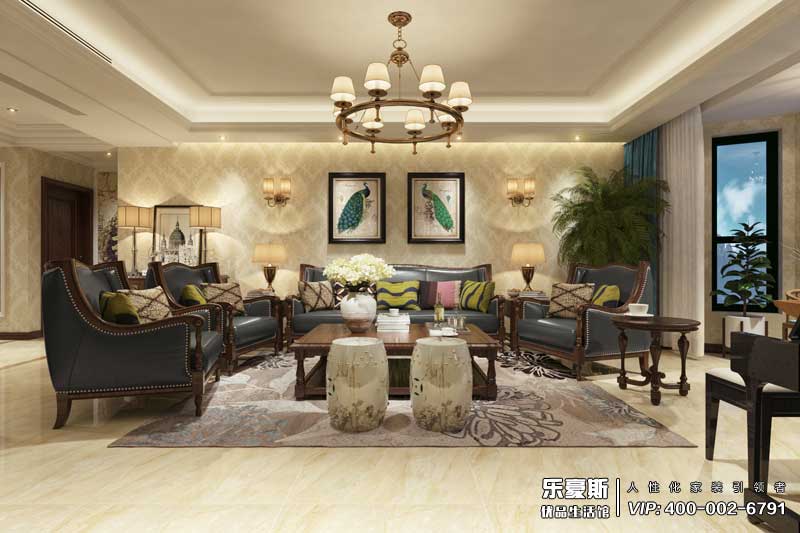 藍(lán)山國際美式風(fēng)格裝修設(shè)計(jì)