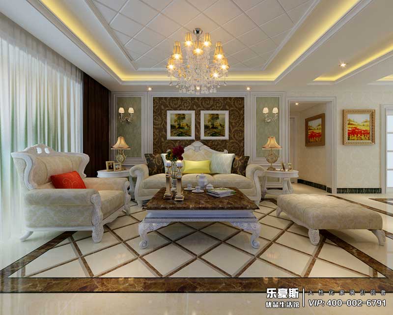 天山國賓一號(hào)簡歐風(fēng)格裝修效果圖