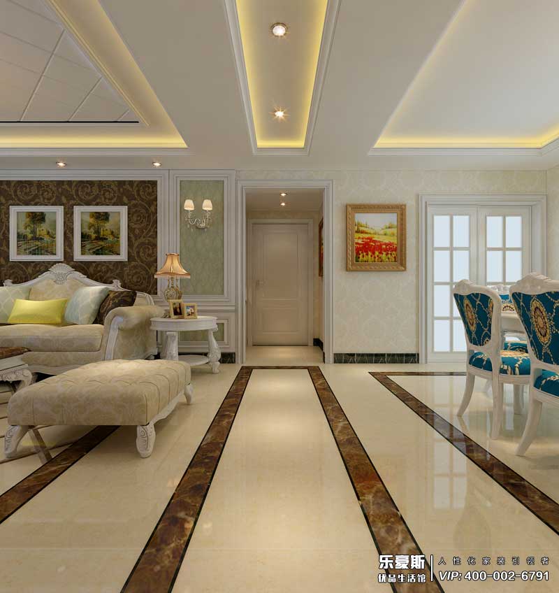 天山國賓一號(hào)簡歐風(fēng)格裝修效果圖