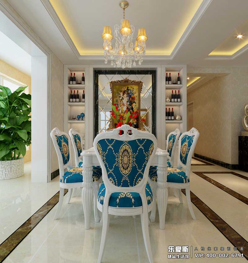 天山國賓一號(hào)簡歐風(fēng)格裝修效果圖